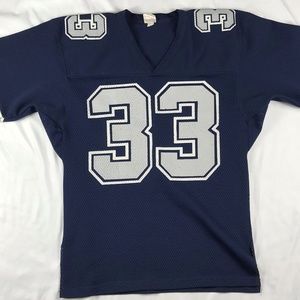 VTG Dallas Cowboys Mens Medium Blue Jersey #33